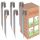 Kotve za trampolinu Tribecco KWT 02 3 mm srebrne, set od 6 komada
