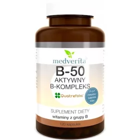Medverita B-50 Aktivni Kompleks B Vitamina - 120 Kapsula