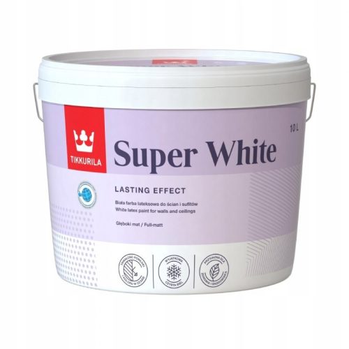 TIKKURILA SUPER BIJELA LATEX BOJA ZA ZIDOVE 10L