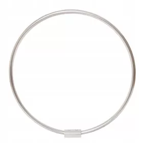 DRAŽEK PRYSZNICOWY ADAH SREBRNY 90 CM ALUMINIJ