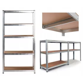   Metalna skladišna polica 180x90x40 cm s 5 polica, nosivosti 875 kg