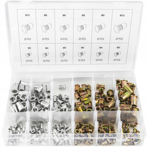 Set zakivnih matičnih vijaka M3-M10, 300 komada