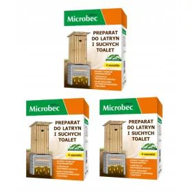   Preparat za suhe wc školjke Microbec (4 x 30 g) x 3 pakiranja