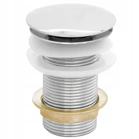   KOREK ZA UMIVAONIK AQUI KLIK-KLAK AUTOMATSKI, MESING, BEZ PRELJEVA, SILVER KROM