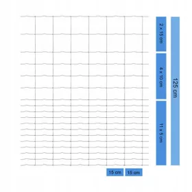 Mreža za šumsku ogradu 125/18/15 L 50 m + gratis