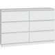  Komoda TopEshop Malwa 120 x 30 x 75 cm bijela