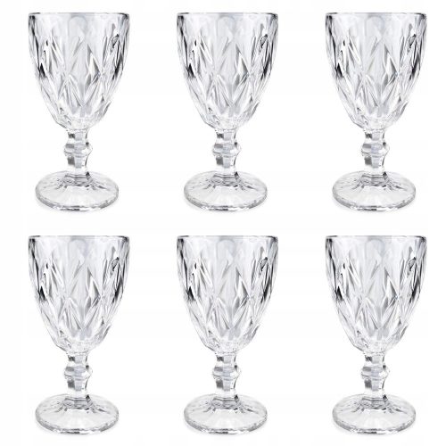 Čaše za bijelo vino, čaše za crno vino, čaše za vodu Affek Design Elise transparent 250ml 6 kom.