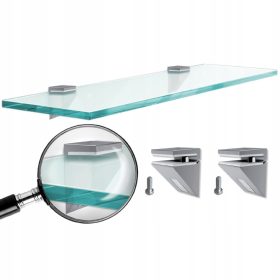 Alasta polica za ogledalo 80x14 cm prozirna