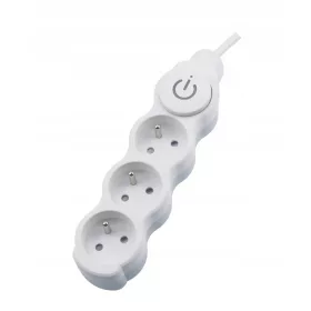 Bemko strip produžni kabel 1,5 m, 3 kom utičnice, bijeli