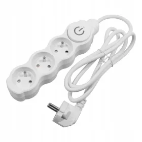 Bemko strip produžni kabel 3 m, 3 kom utičnice, bijeli