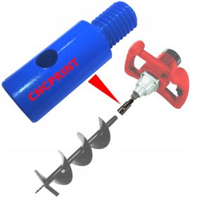  Adapter miješalice M14 za bušilicu za tlo, svrdlo