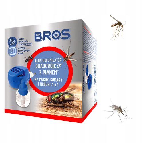 Tekućina protiv komaraca, mrava, muha Bros 0,25 kg 30 ml