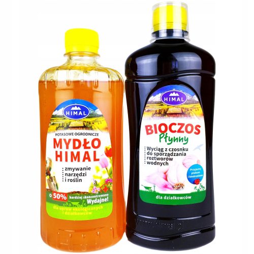 Organsko gnojivo Himal Bioczos + Mydło Potasowe DWUPAK (2x500ml)
