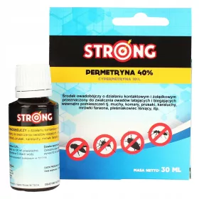    Tekućina protiv žohara, krpelja, komaraca, moljaca, mrava, muha, osa, pauka, buha, stjenica, srebrnih ribica Strong 0,03 kg 30 ml