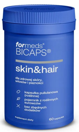 BICAPS SKIN&HAIR - Dodatak prehrani za zdravlje kože, kose i noktiju, 60 kapsula