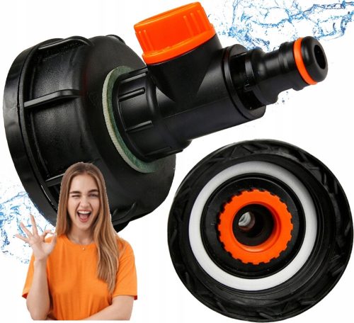 Ventil čep MAUSER 1000l adapter IBC nipl