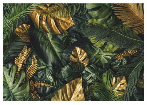 3D foto tapeta MONSTER LEAVES TAPETA DNEVNI BORAVAK 520x318