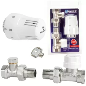   Diamond Set za termostatsku regulaciju prosti ventil ART.411.ZEST.TERM.PR