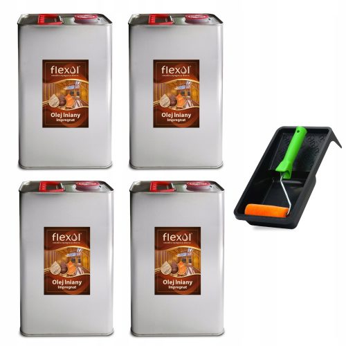 Flexol laneno ulje za drvo, bezbojno, 4x5 l