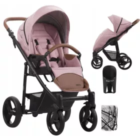   Luksuzni Bebetto Nico Roza Kolica za Šetnju s Dodacima Luksuzni Bebetto Nico roza kolica za šetnju su savršen izbor za udobnu i sigurnu vožnju vašeg mališana. O