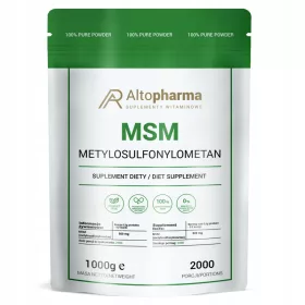   MSM Siarka Organiczna 500mg od AltoPharma® - Suplement dla Aktywnych