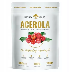   ACEROLA FORTE 500mg od NATURAL HERBS® - Prirodni Izvor Vitamina C u Prahu