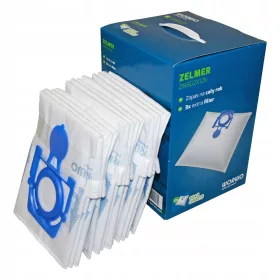   Vrećice za Usisivač Zelmer Odyssey Elf ZMB02K - Paket od 12
