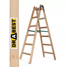 Drabest ljestve 3,3 m drvo 2 x 6 do 150 kg