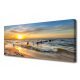 Platno za zid More Sunset Beach 125x50