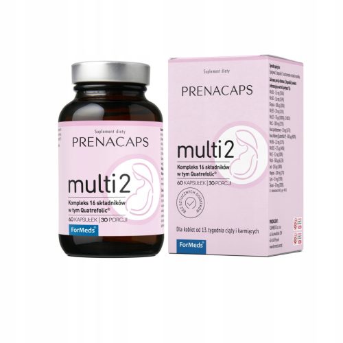 Prenacaps Multi 2 - Dodatak prehrani za trudnice i dojilje, 60 kapsula