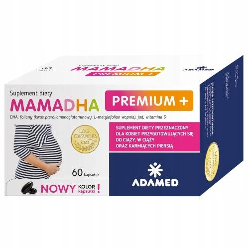 Adamed MamaDHA Premium+ dodatak prehrani 60 kom.