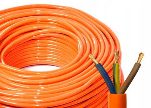 Okrugli električni kabel, savitljiv (žilasti), PUR gumena izolacija Hilark 3 x 2,5