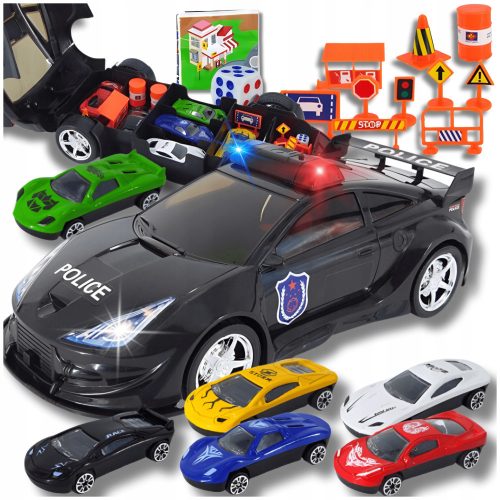 Omna PC01 Policija Dječji Set s Vozilom i Dodacima