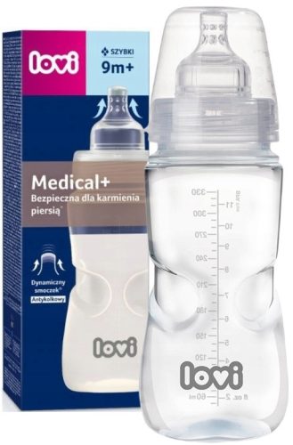 LOVI Butelka Medical+ 330 ml za bebe 9M+ 21/561