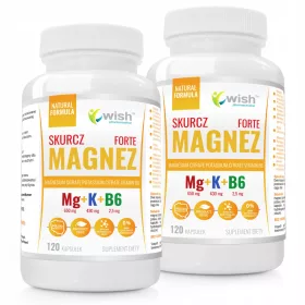   Citrat Magnezija 650mg + Citrat Kalija 430mg + Vitamin B6 (P-5-P) 2,5mg Forte - VegeWish
