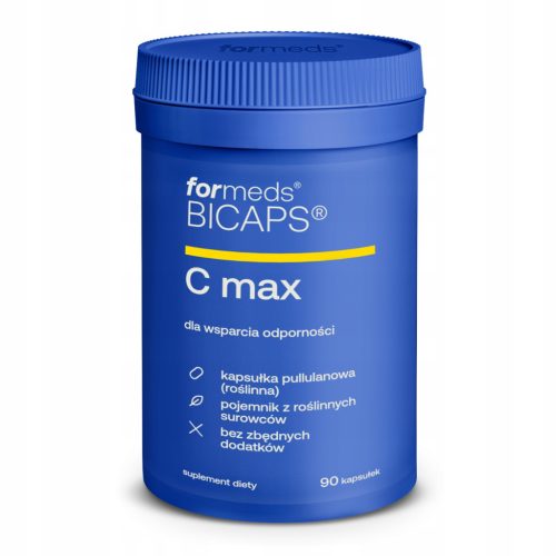 BICAPS® C MAX - Dodatak Prehrani s Vitaminom C, D3 i Cinkom, 90 Kapsula