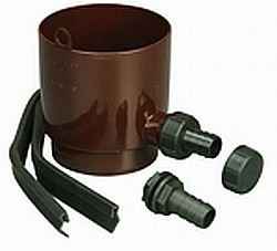 Hvatač vode s cijevi Marley 100 mm smeđi