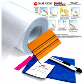 Solarna mliječna folija za prozore 105x100 cm