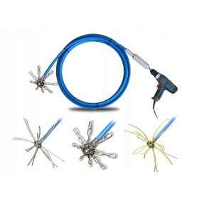   TURBOSPINNER za čišćenje dimnjaka + 3 glave Koplje - Pogon - PUNA OSOVINA