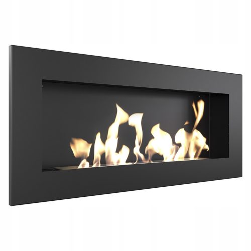 Vrhunski Biokamin Delta 2 Slim 90 x 40 cm - Crni