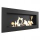 Vrhunski Biokamin Delta 2 Slim 90 x 40 cm - Crni