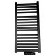 Grzejnik za kupaonicu ELBA crni 446W 910 x 440 mm s ljestvama