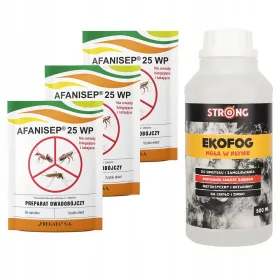    Tekućina protiv krpelja, komaraca, muha, paukova Strong 0,6 kg + 3× Fregata Afanisep insekticid u prahu 25 g