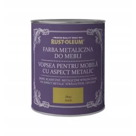 Rust-Oleum Kredna Metalik Boja za Namještaj 125ml Zlatna
