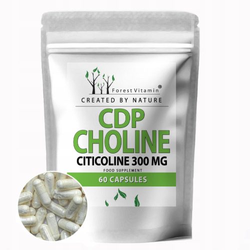 Kapsule CDP Kolina Forest Vitamin® 300 mg - Potpora za Mozak i Memoriju