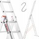 Više ljestve 11 m aluminijske 3 x 14 do 150 kg
