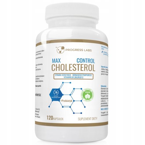 Kapsule Cholesterol Max Control iz Progress Labs – Idealne za Vegane i Vegetarijance