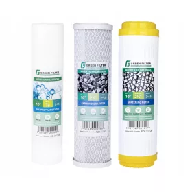   Green Filter Filter ULOŽCI ZA 3 STUPNJA FILTER VODE CIJELA KUĆA 10'' 0 l