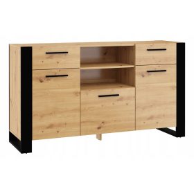    Bim Furniture Nuka komoda 155 x 45 x 87 cm mat artisan hrast