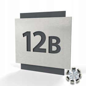 Cucudo kućni broj 35 x 35 cm